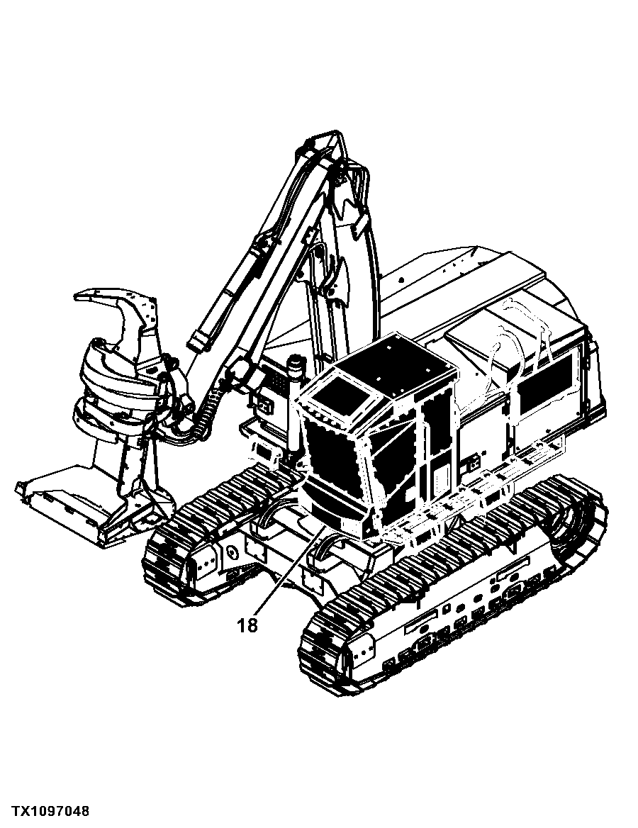 909K Tracked Feller Buncher (PIN: 1T0909KX_ _D181103 - D270472)(PIN: 1T0909KX_ _C181103 - C270472)