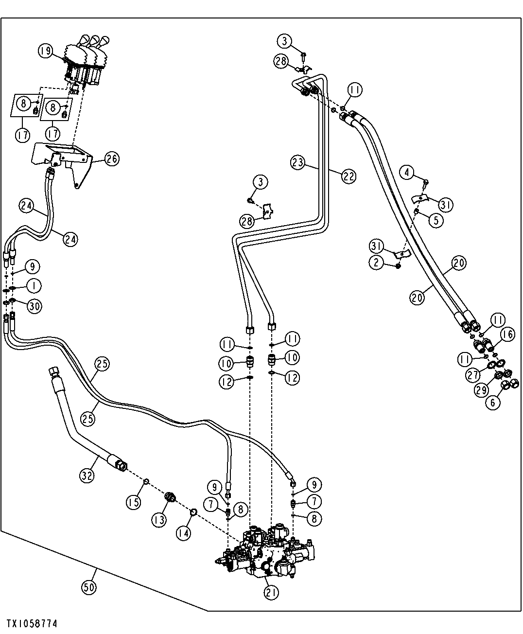 Two Lever To Three Lever Pilot Controller Conversion Kit (Powerllel™)