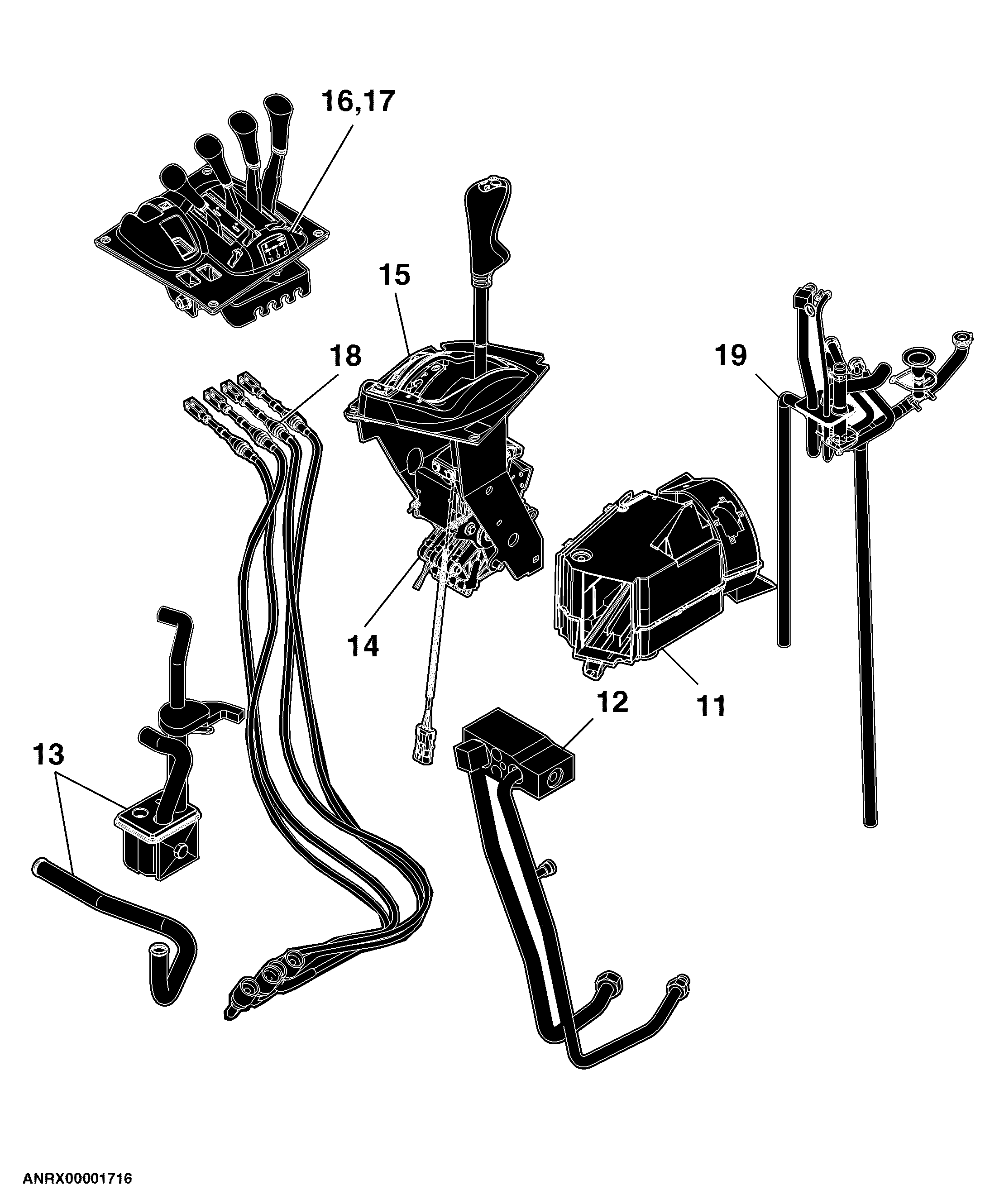 90 Operator's Station Accessories 7930 Russian Version