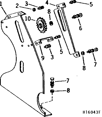 PLATFORM AUGER AND KNIFE, DRIVE TIGHTENER AND SHIELD