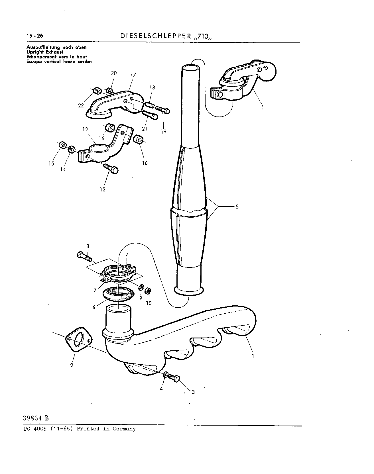 Upright Exhaust