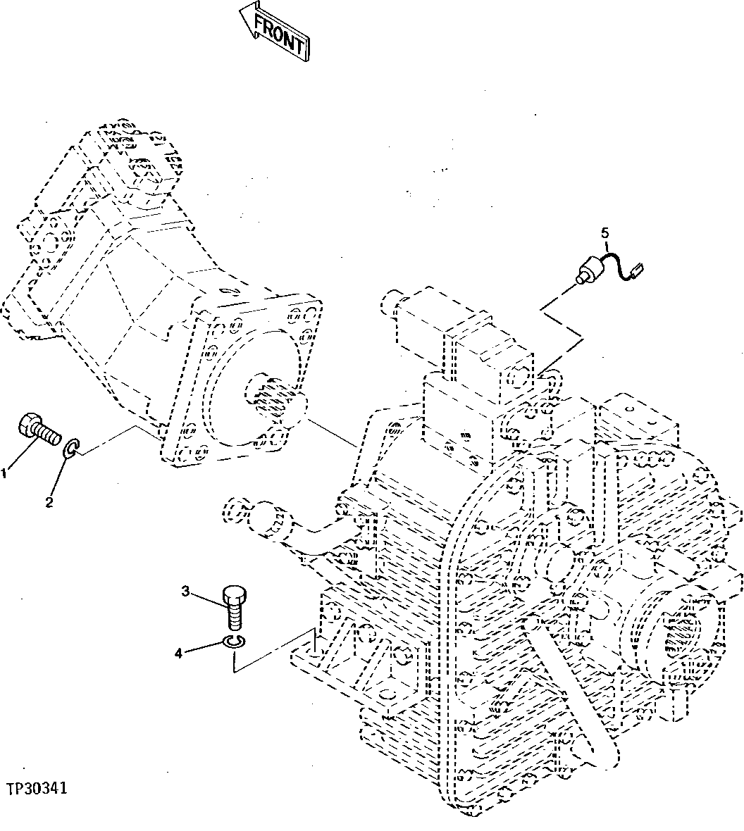 TRANSMISSION AND HYDROSTATIC MOTOR MOUNTING HARDWARE