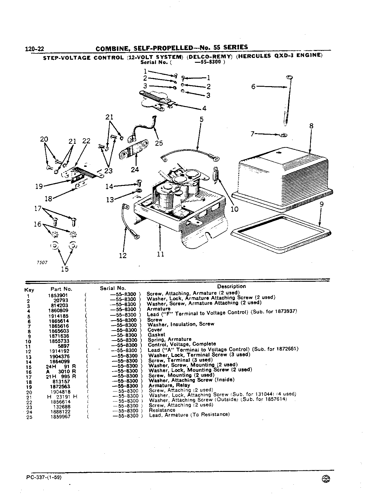 Engine, Hercules QXD-3 Step-Voltage Control on Generator