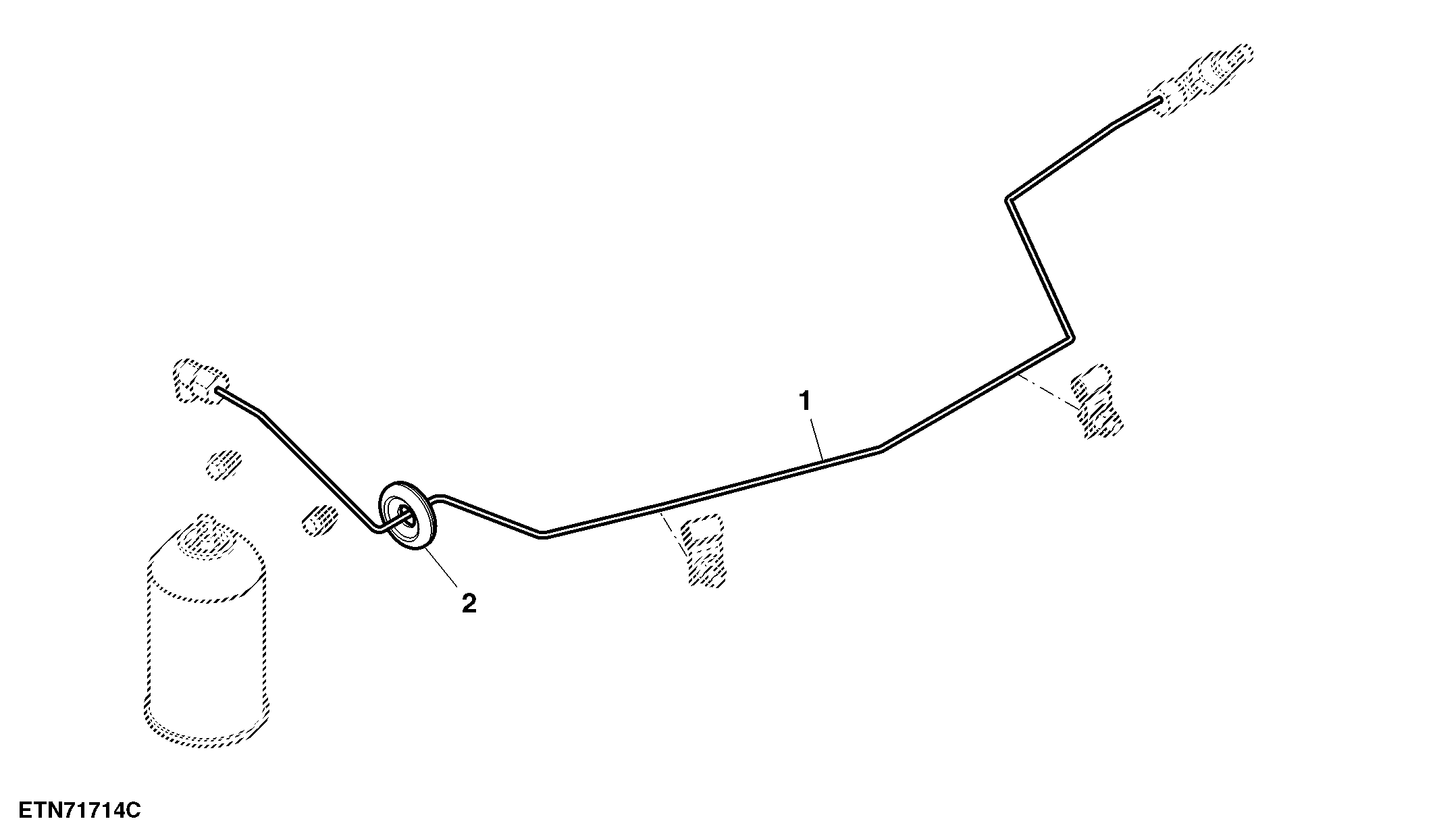 Diesel Starting Aid: Ether Assist Line - Interim Tier 4
