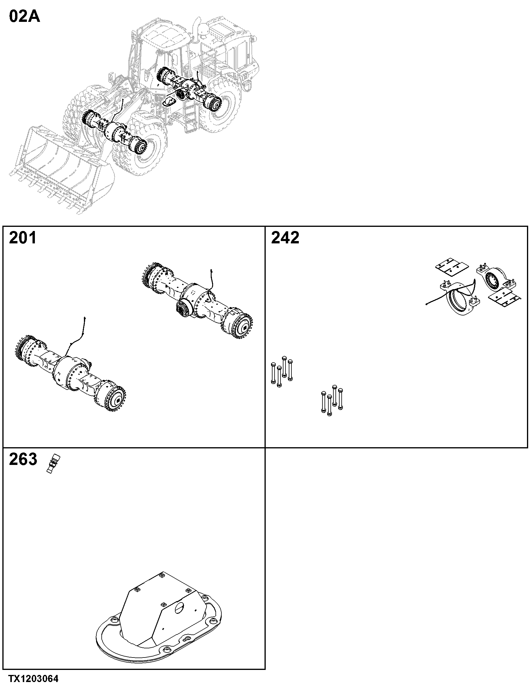 02A Axles, Differentials & Suspension Systems
