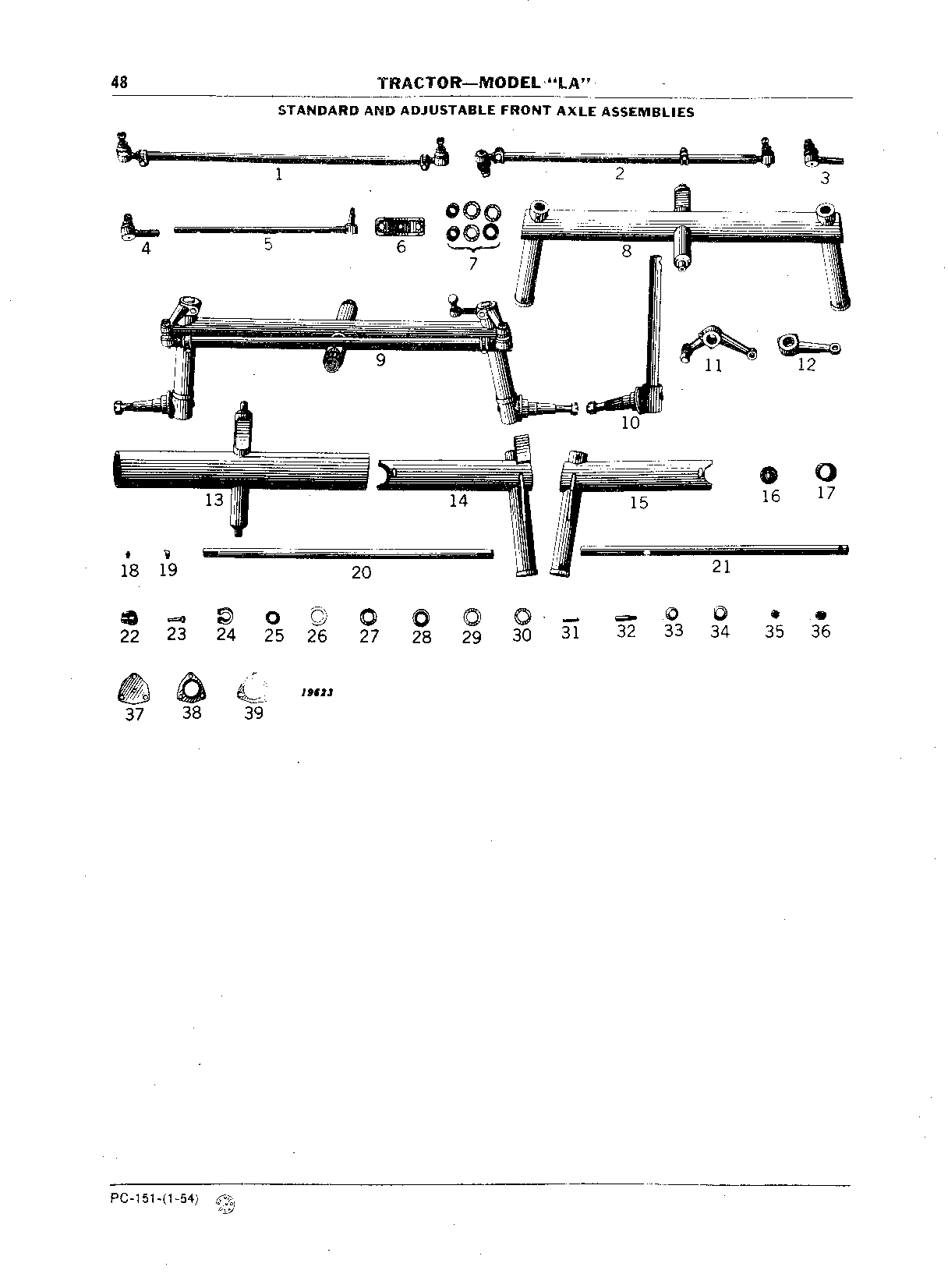 Axle, Front