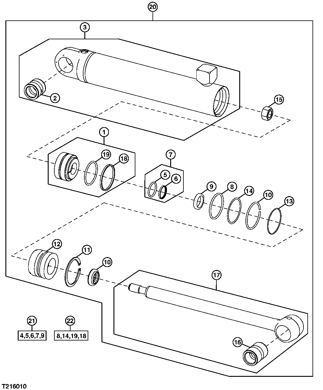Replacement Steering Cylinder without MFWD (911132 - )