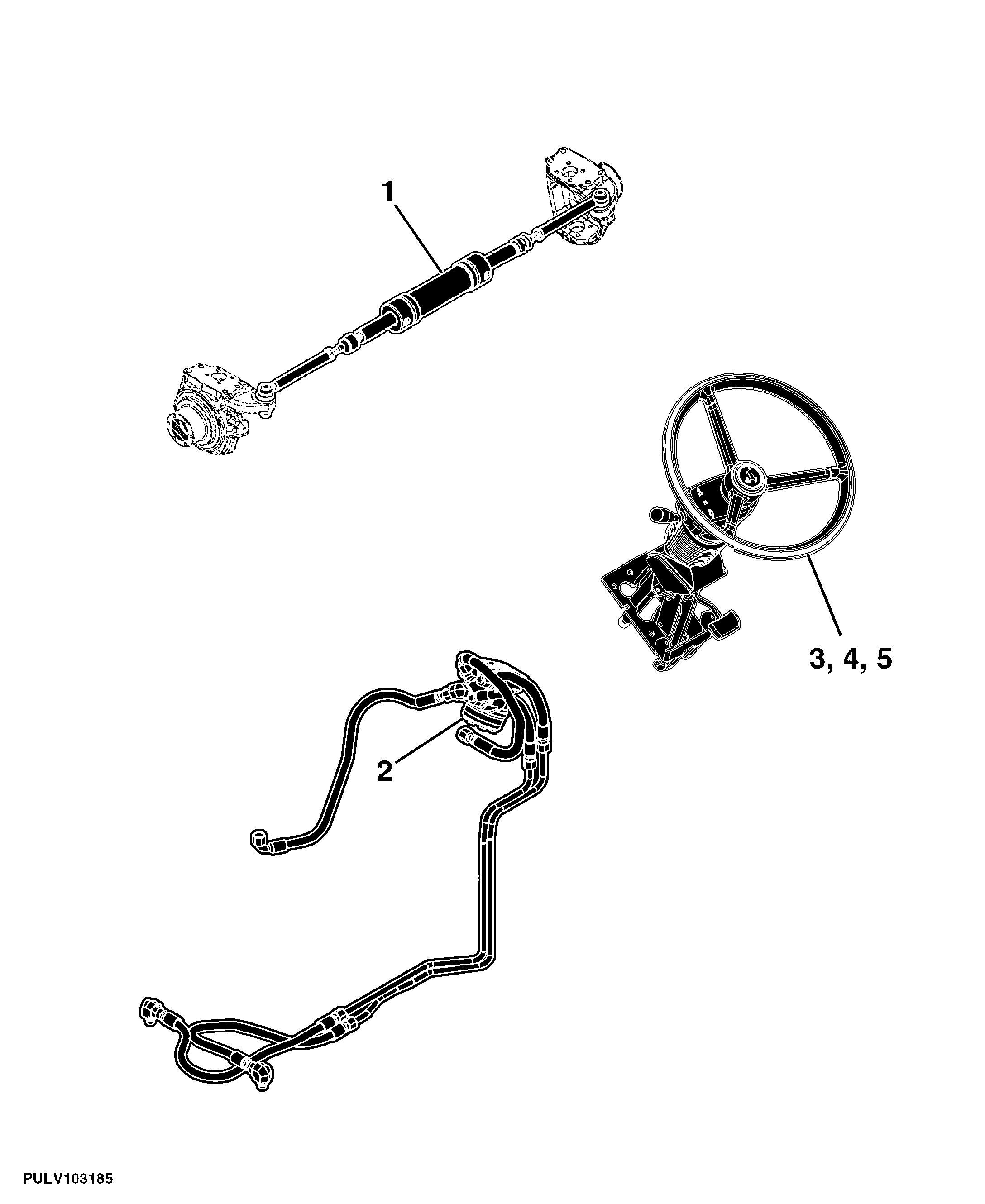 600 STEERING LINES AND CONTROLS