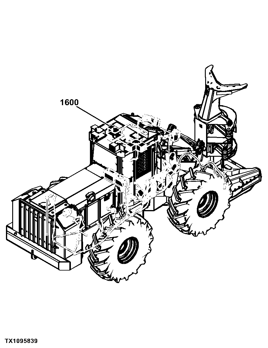 843K Wheeled Feller Buncher (Worldwide Edition)