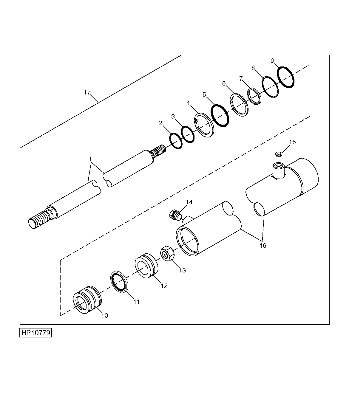 KIT, UNLOADING AUGER SWING HYDRAULIC CYLINDER
