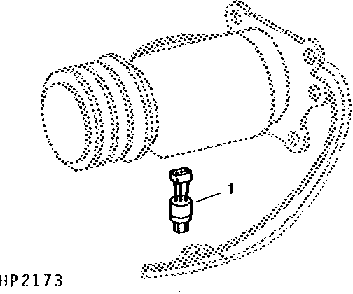 Air Conditioner High Pressure Switch (600001 - )