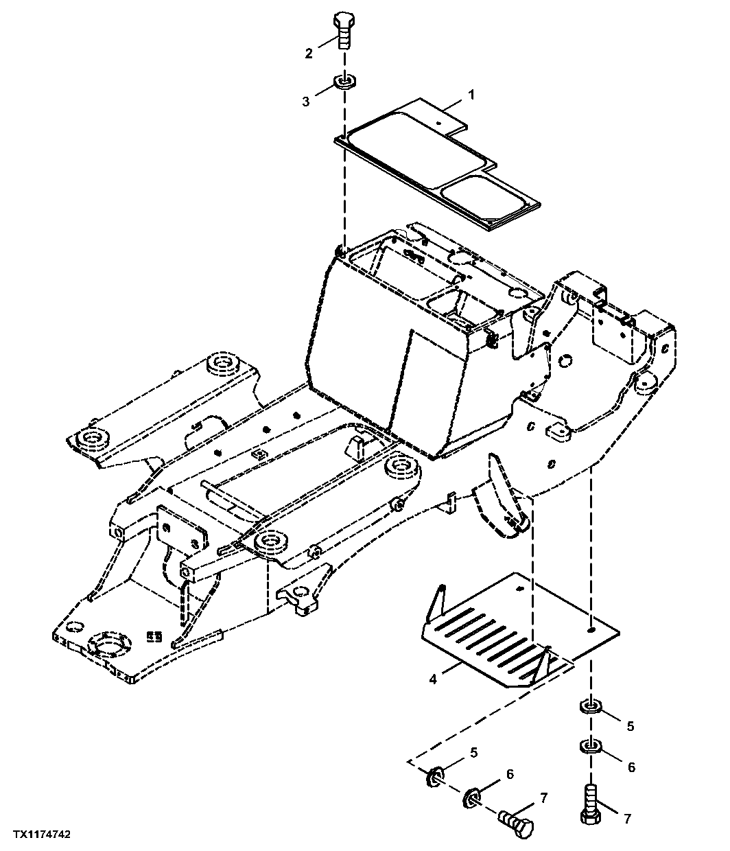 Reservoir Cooler Cover and Engine Frame Bottom Guard