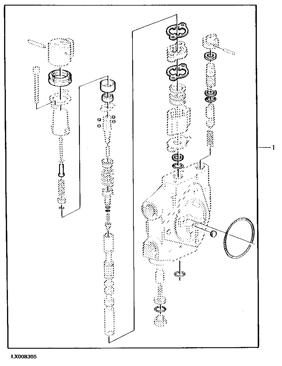 REPAIR KIT SELECTIVE CONTROL VALVE (200 SERIES)