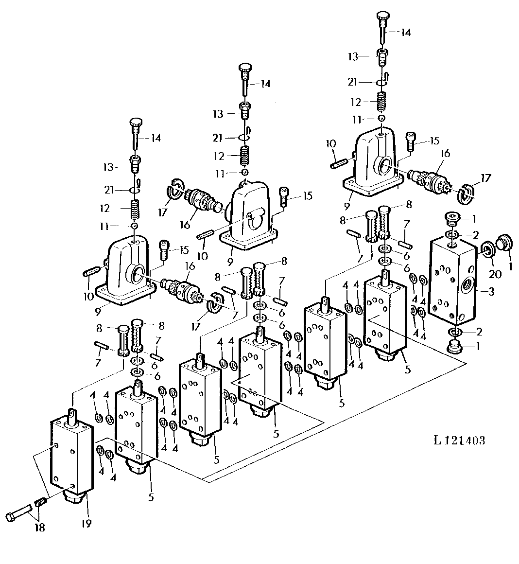 DOUBLE-ACTING SELECTIVE CONTROL VALVE (SPOOL TYPE WITH CAB)