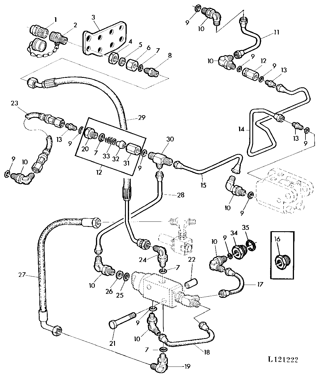 HYDR. TRAILER BRAKE WITH HYDROST. STEERING (OLD TYPE)