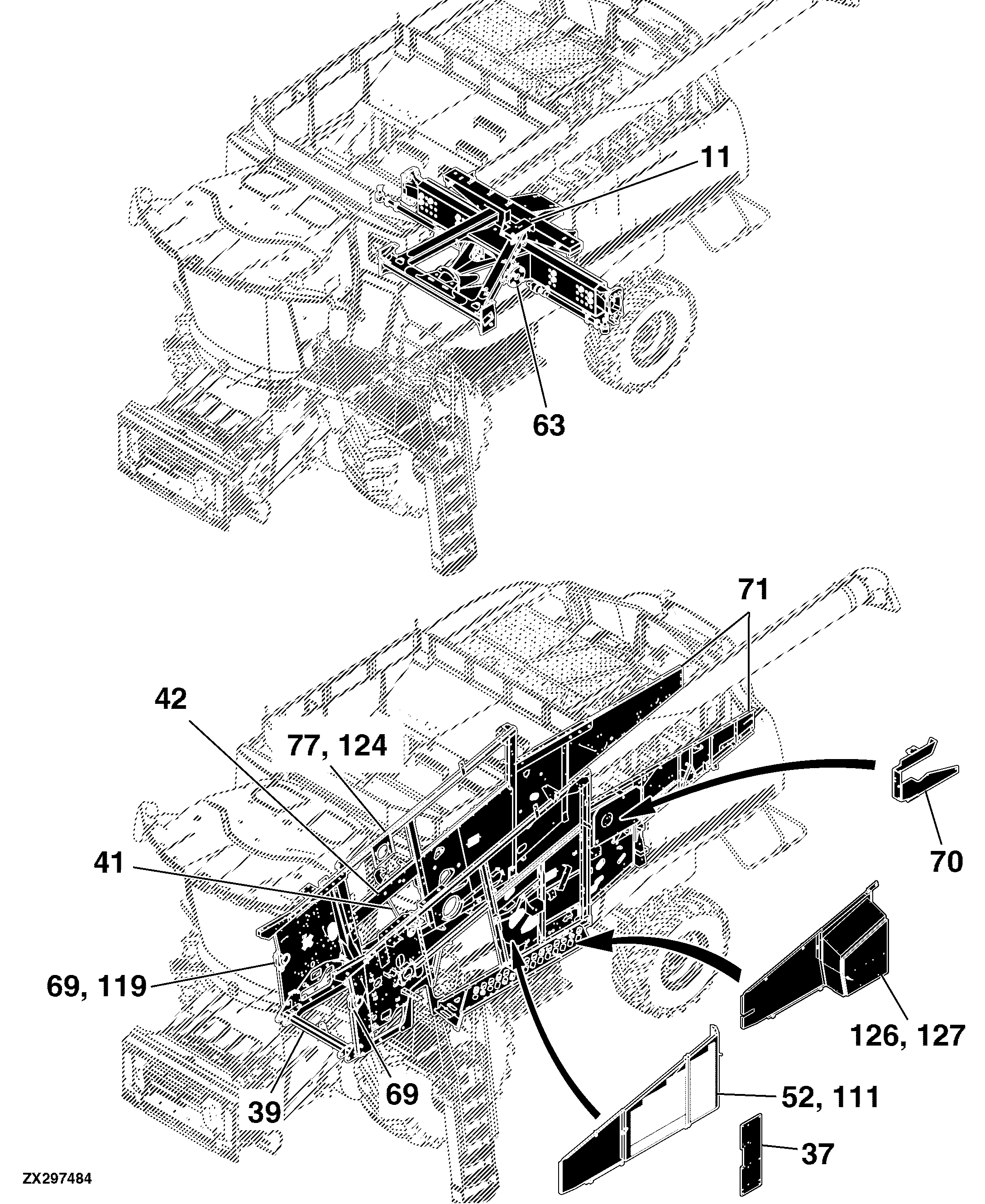 80 Frame, Miscellaneous Combine S685 - MY15