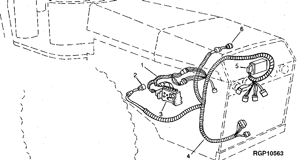 Engine Controller And Injection Pump Wiring Harnesses