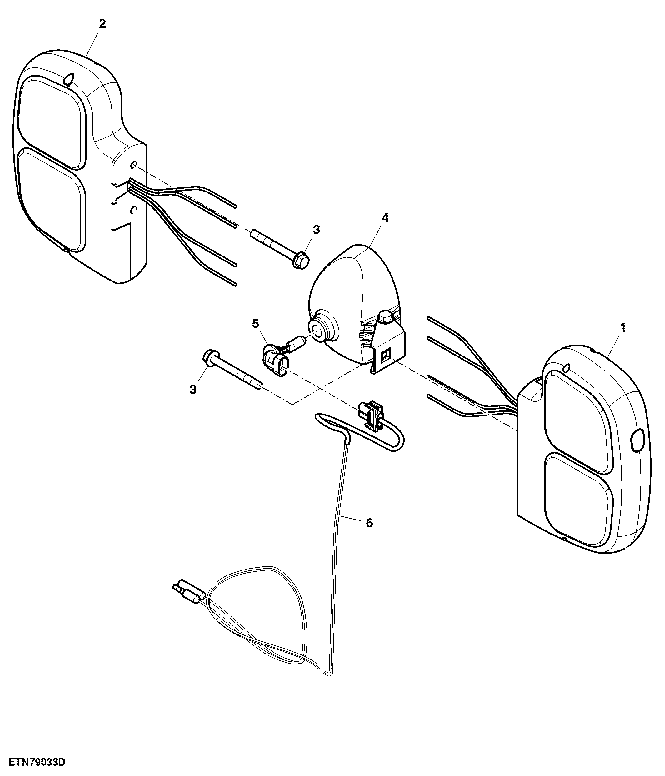 Direction Indicator Light, Open Operator Station