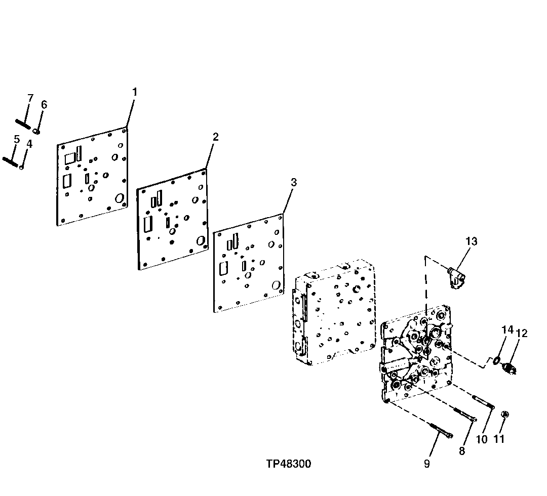 Gearshift System (Control Valve Plate and Gasket)