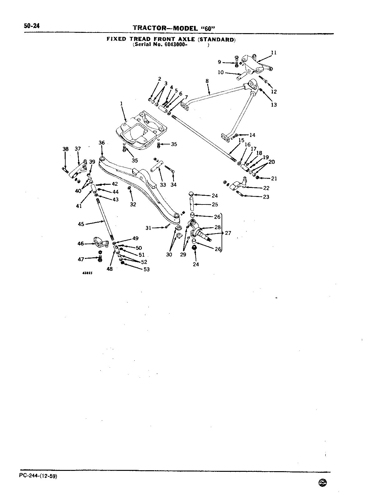 Section 50-Steering Mechanism, Front End Equipment,and Rear Wheels (Continued)