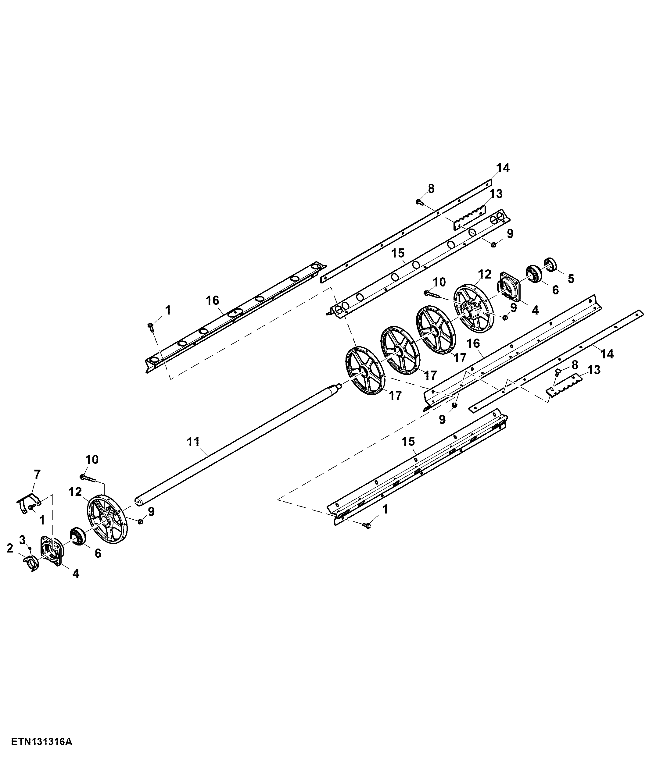 Feed Accelerator Stone Trap Drive Beater, Corn/ Grain ( - 795000)