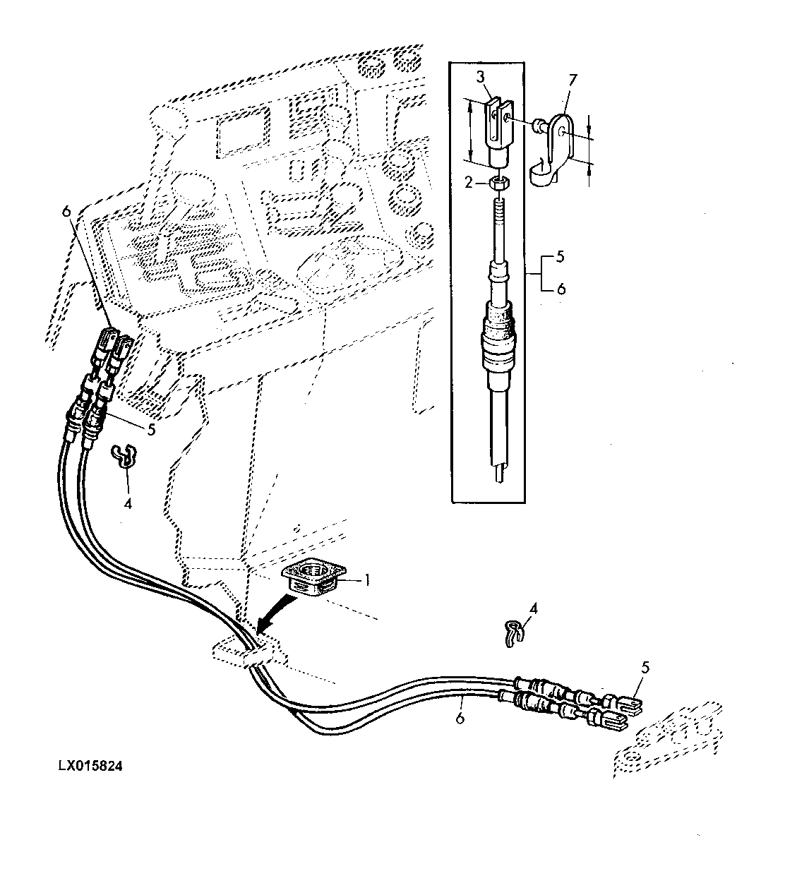BOWDEN CABLES FOR RANGE SHIFT (POWER REVERSER)