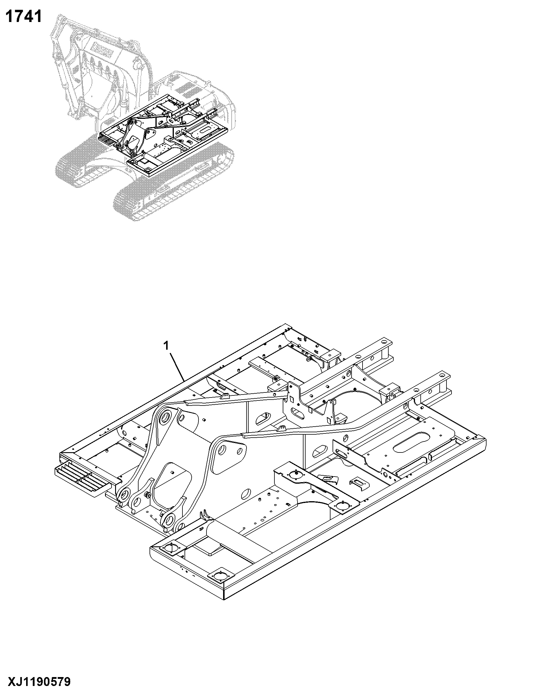 1741 Engine Or Main Frame
