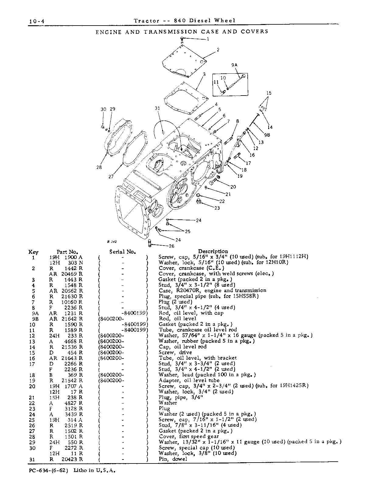 Front End Support and Engine and Transmission Case (Continued)