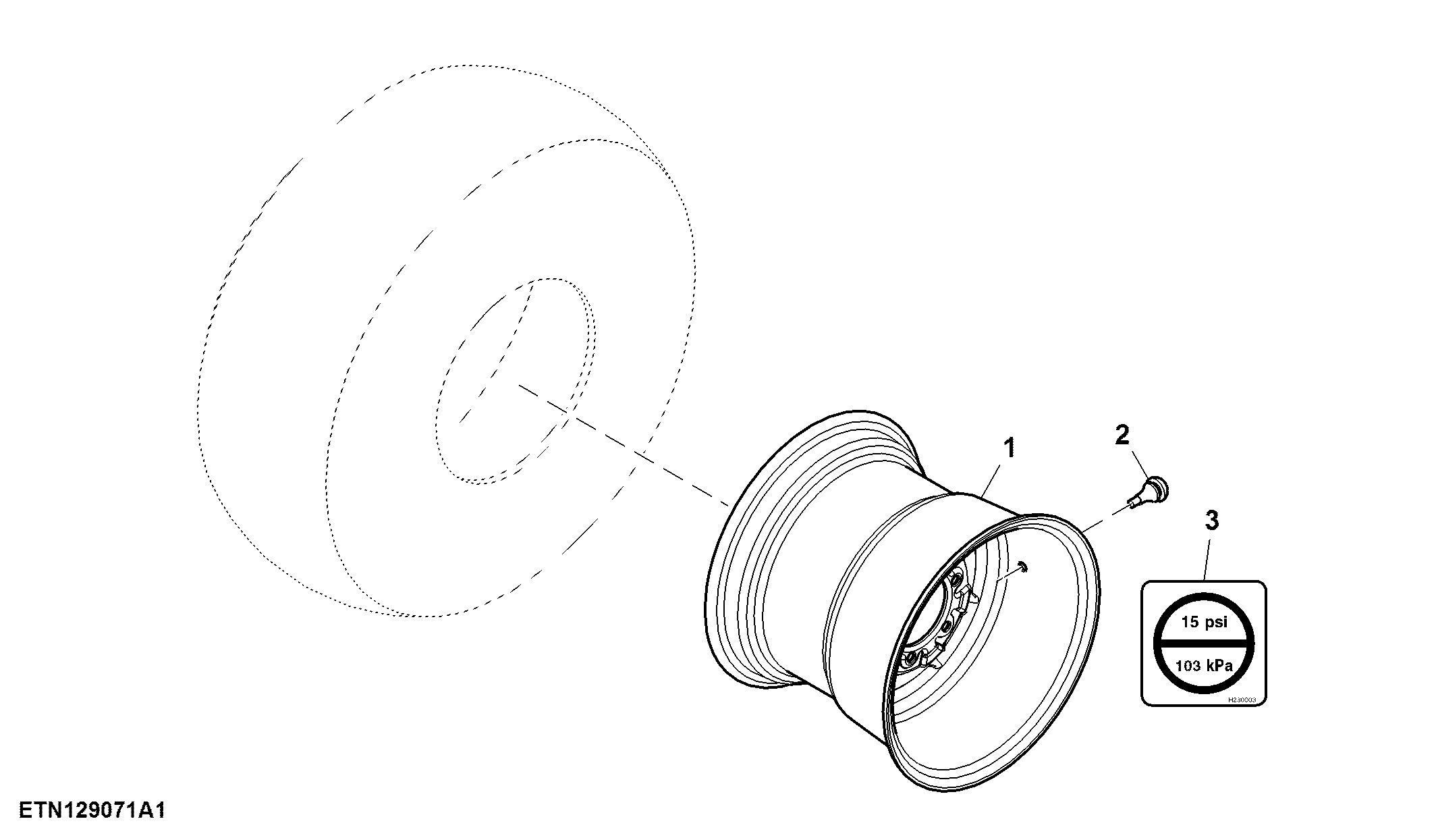 Rear Wheels, 16.5L X 16.1
