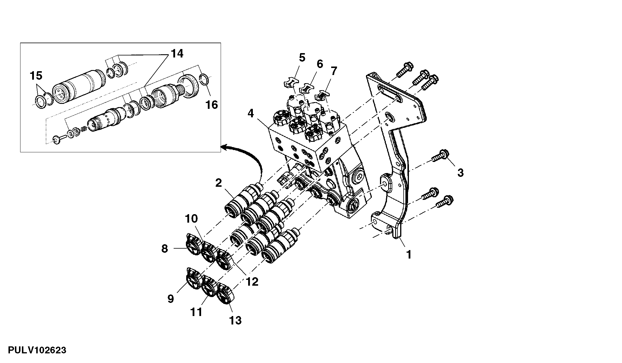 DUST CAP AND QUICK CONNECT COUPLERS, TRIPLE DELUXE REAR SCV