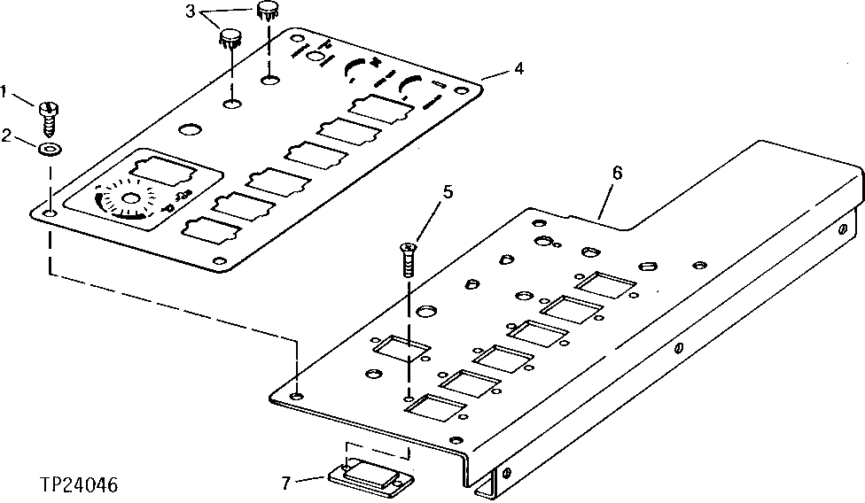 INSTRUMENT PANEL, SIDE CONSOLE (520352 - 525531)