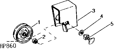ENGINE FAN COUNTERSHAFT DRIVE TIGHTENER ( - 100000)