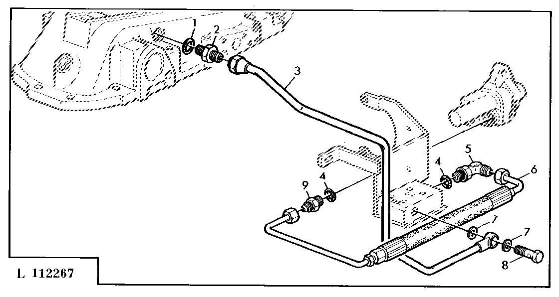 OIL LINES-SELECTIVE CONTROL VALVES (SPOOL TYPE) WITH SG2 CAB