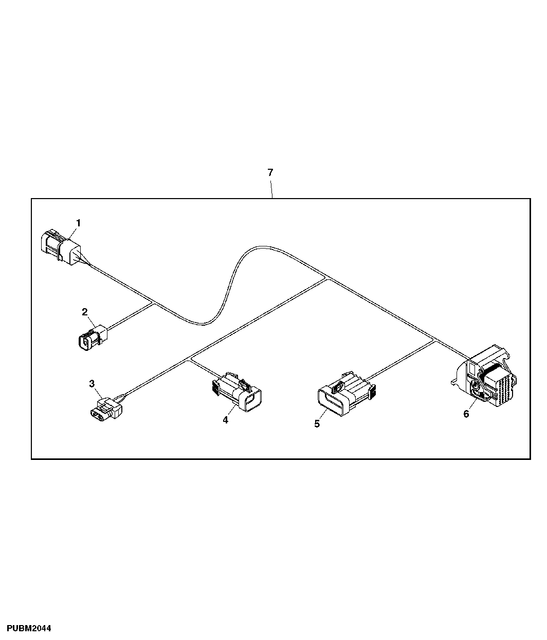 Steering Controller Wiring Harness, W/ AutoTrac™