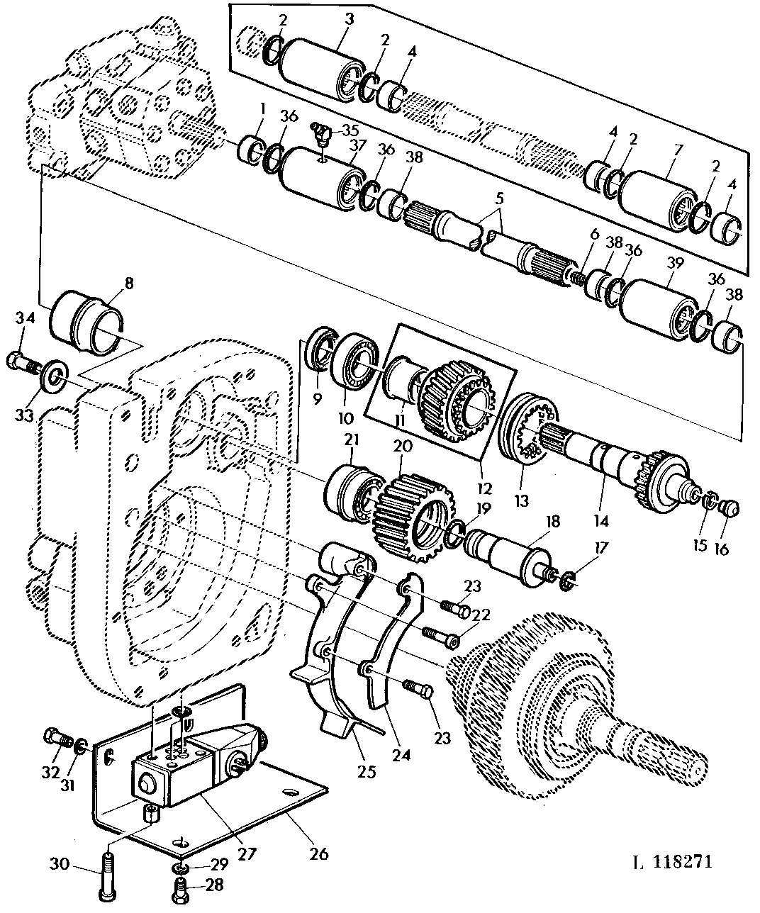 Front PTO - Drive And Solenoid (Rotates Anti Clockwise- Seen From Operator Seat)