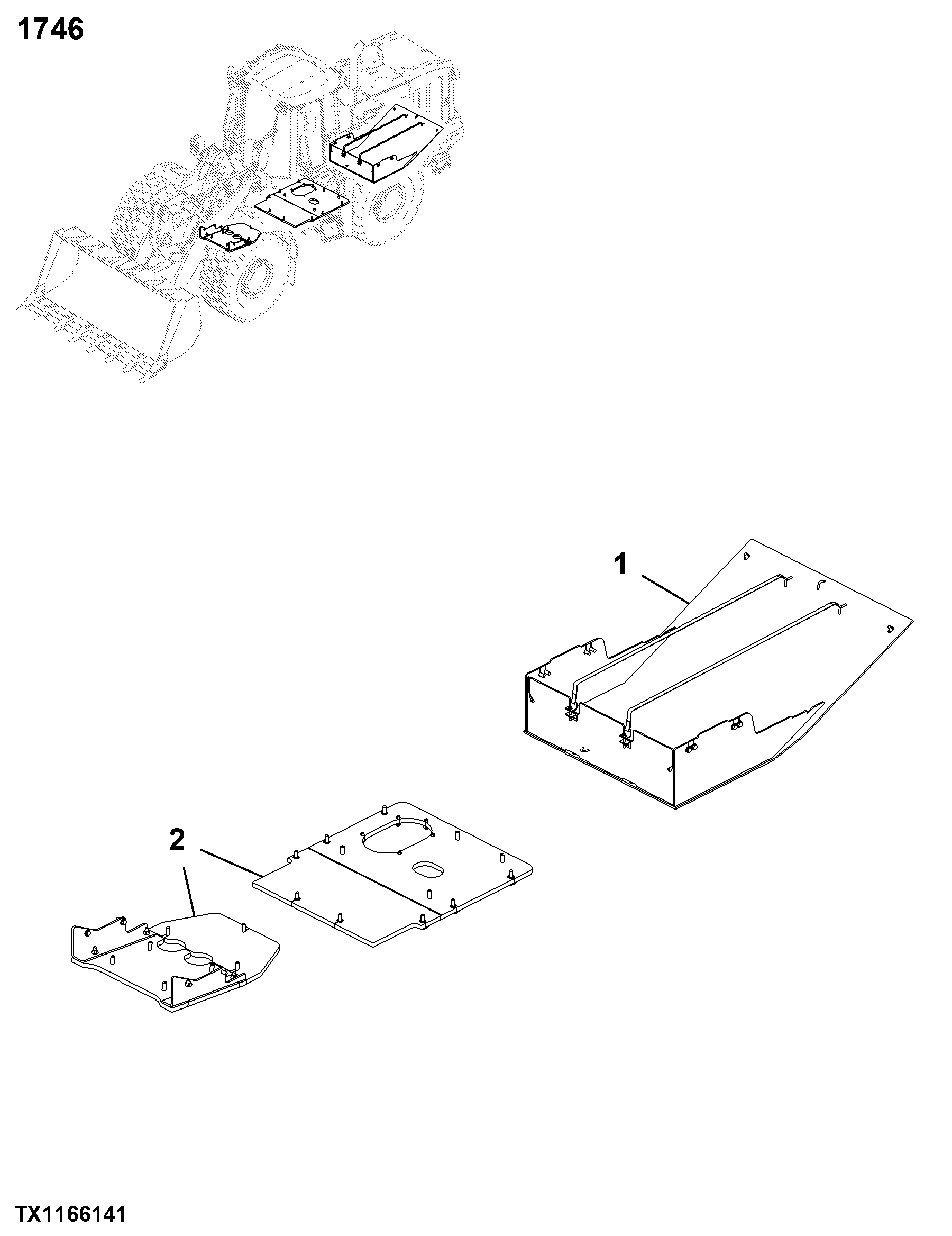 1746 Frame Bottom Guards