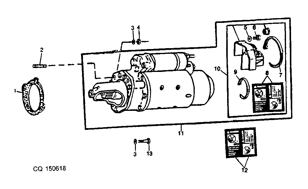 MOTOR DE PARTIDA - 12V F4 (NIPPONDENSO) - MOTOR 7.6L