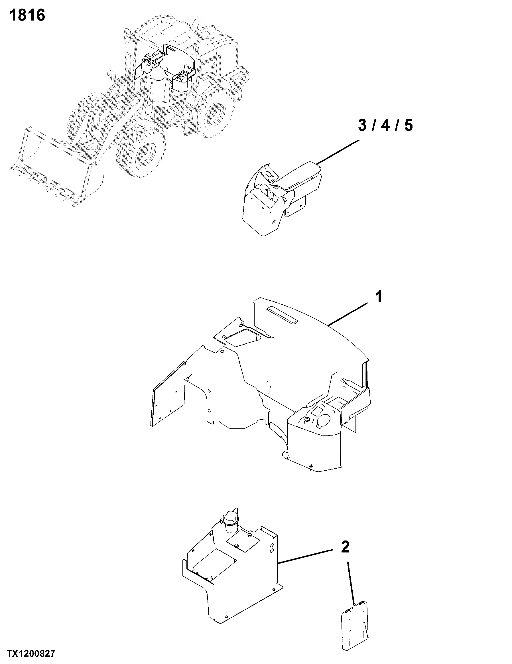 1816 Instrument and Control Mounting Structure