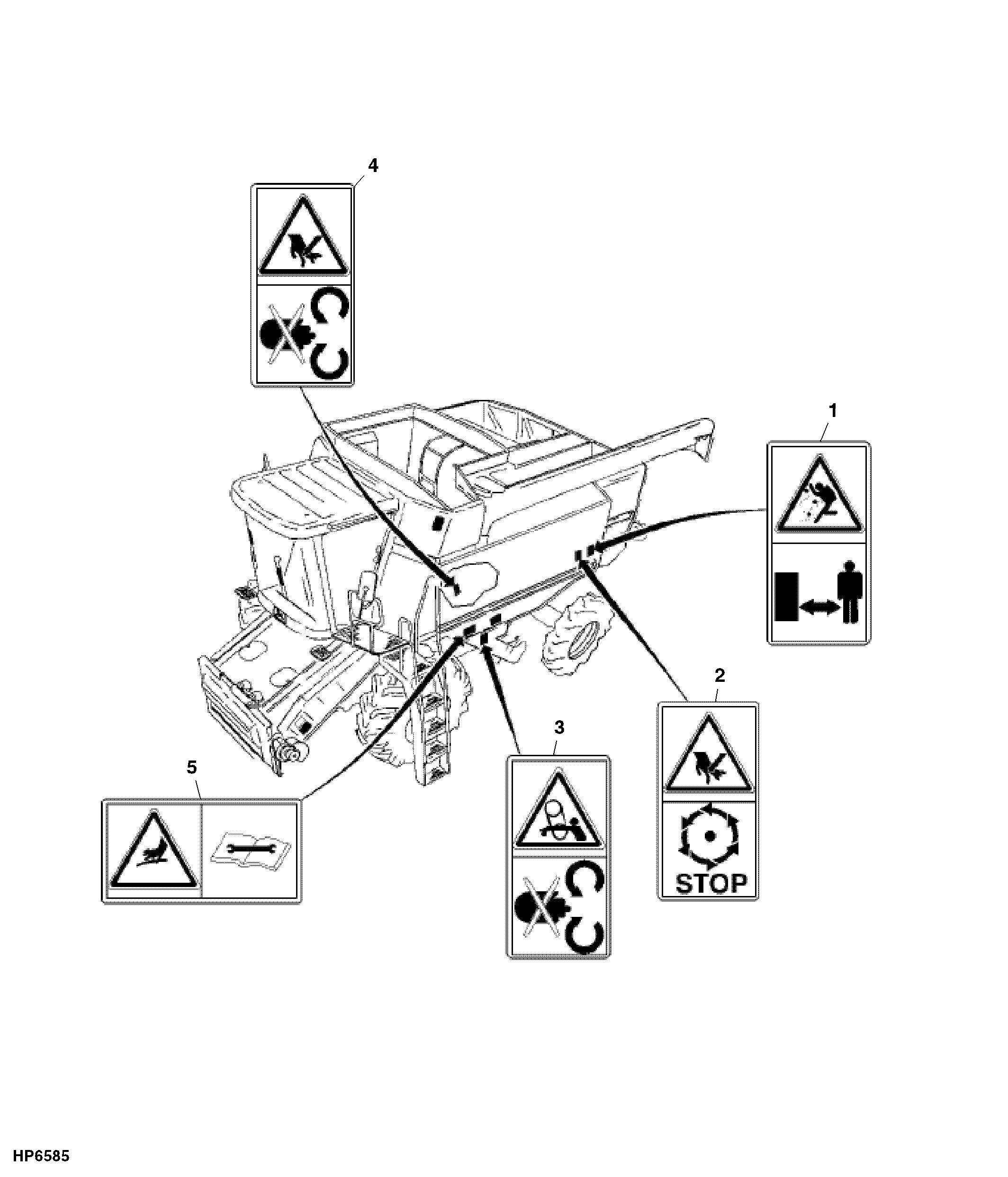 Safety Decals And Locations - French (666173 - )