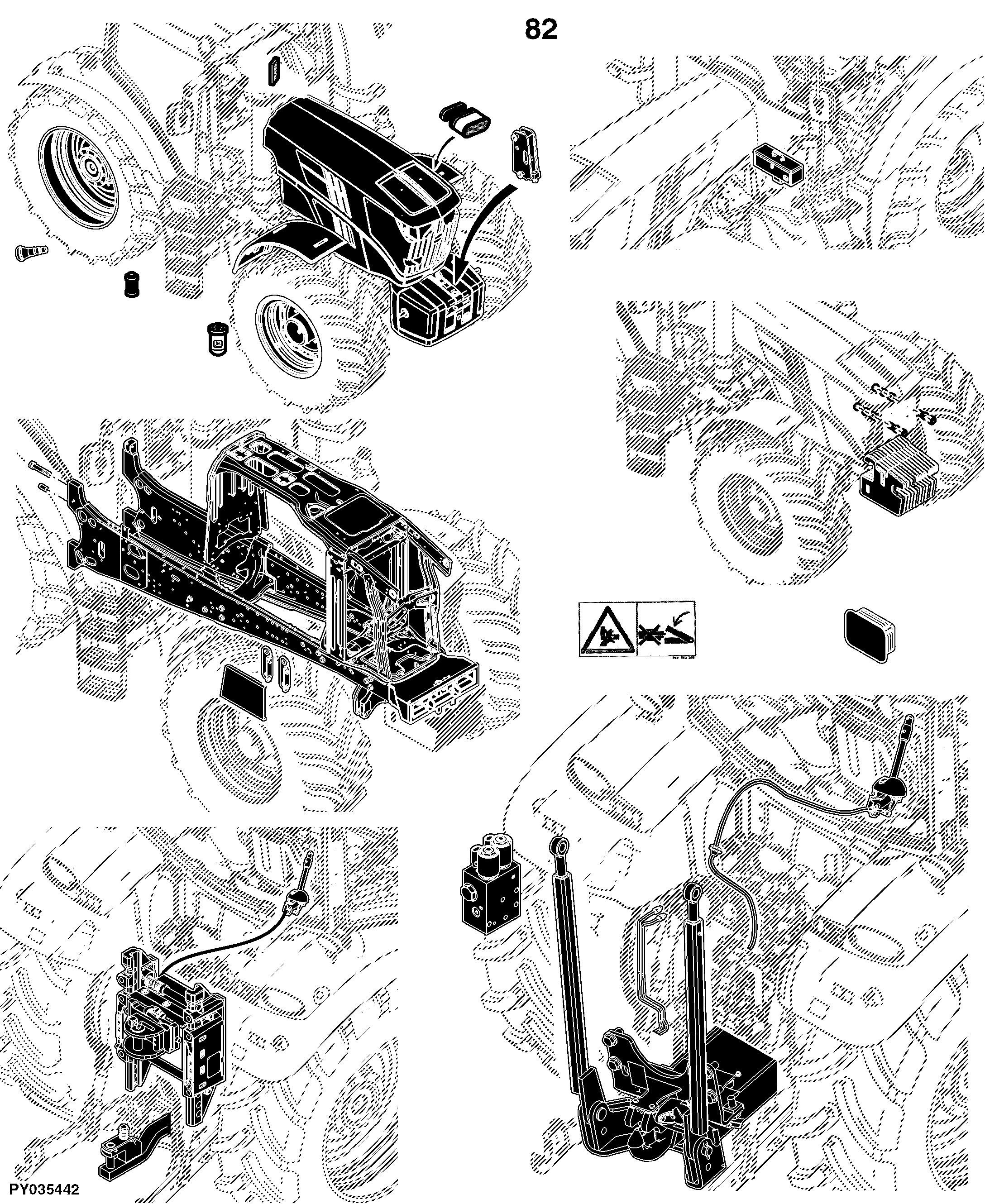 6170R Tractor (Europe Edition, Engine SN: 6068RXXXXXX)(Interim Tier 4)