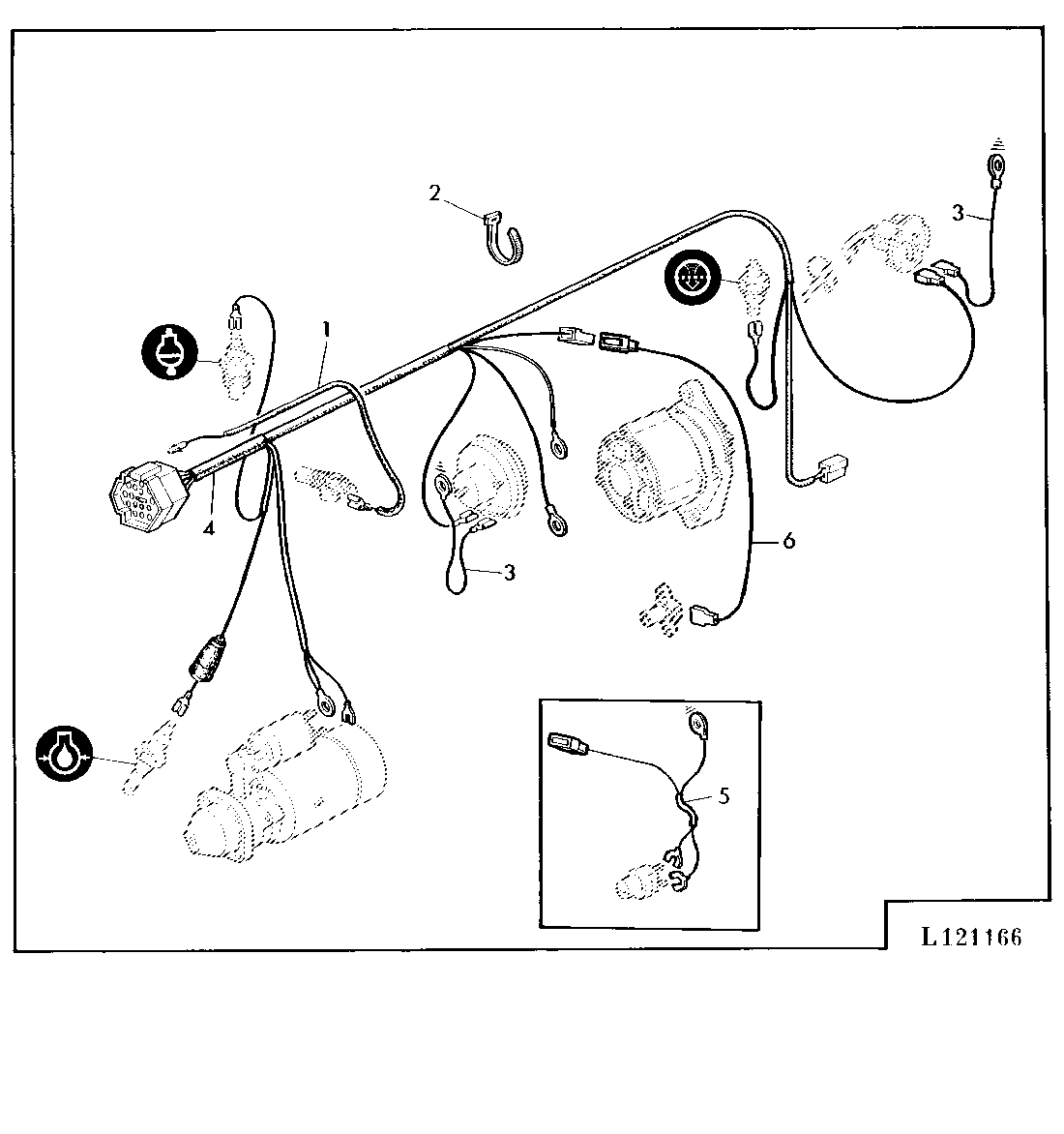 WIRING HARNESS-ENGINE (SEALED BEAM)