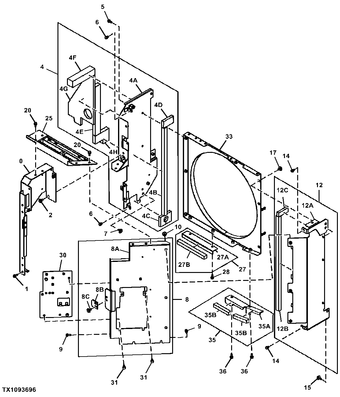 Cooling Package Compartment Panels (Units Built Before June 2009) ( - XXXXXX)