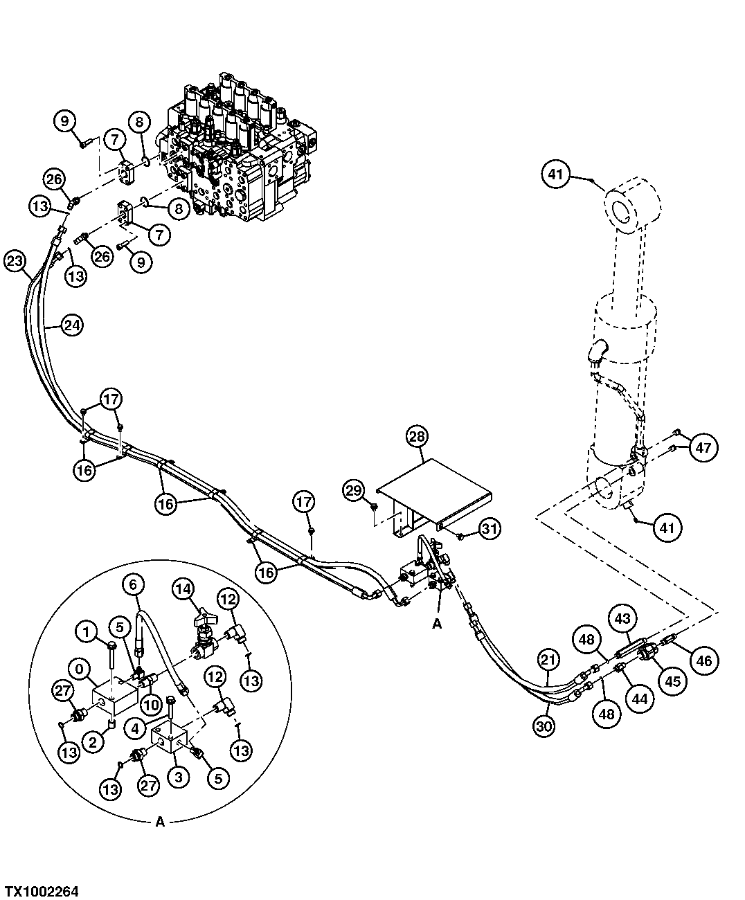 Counterweight High Pressure Lines (Removal Device)