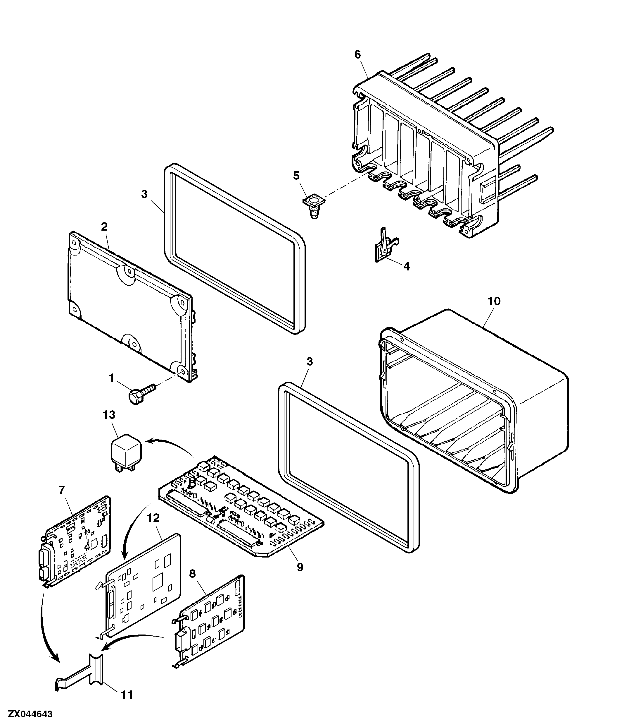 CENTRAL ELECTRONICS MODULE AND CIRCUIT BOARDS