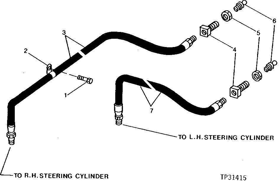 STEERING CYLINDER HEAD END LUBRICATION SYSTEM