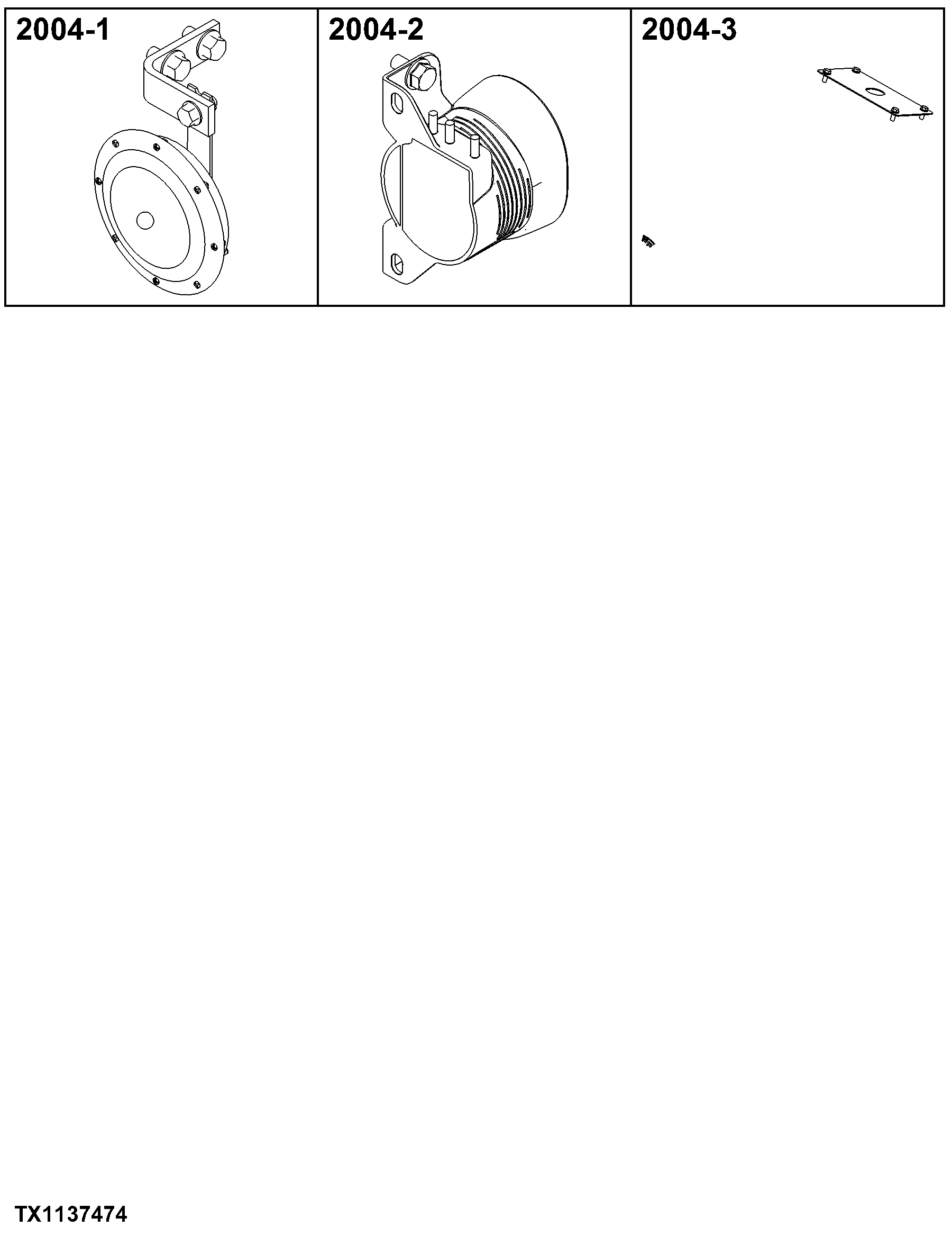 2004 Warning Devices Including Horn & Reverse Alarm
