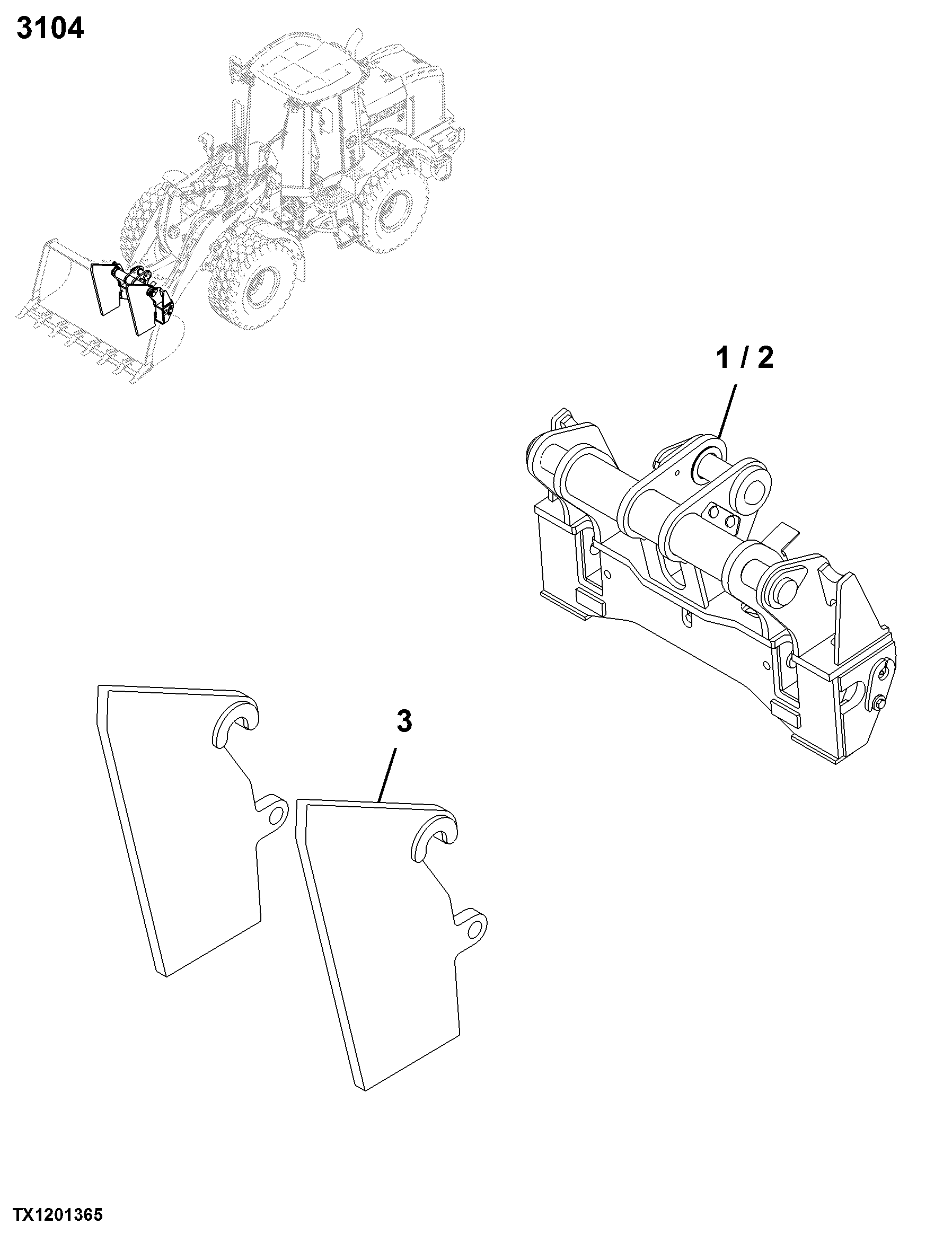 3104 Attachment Coupler
