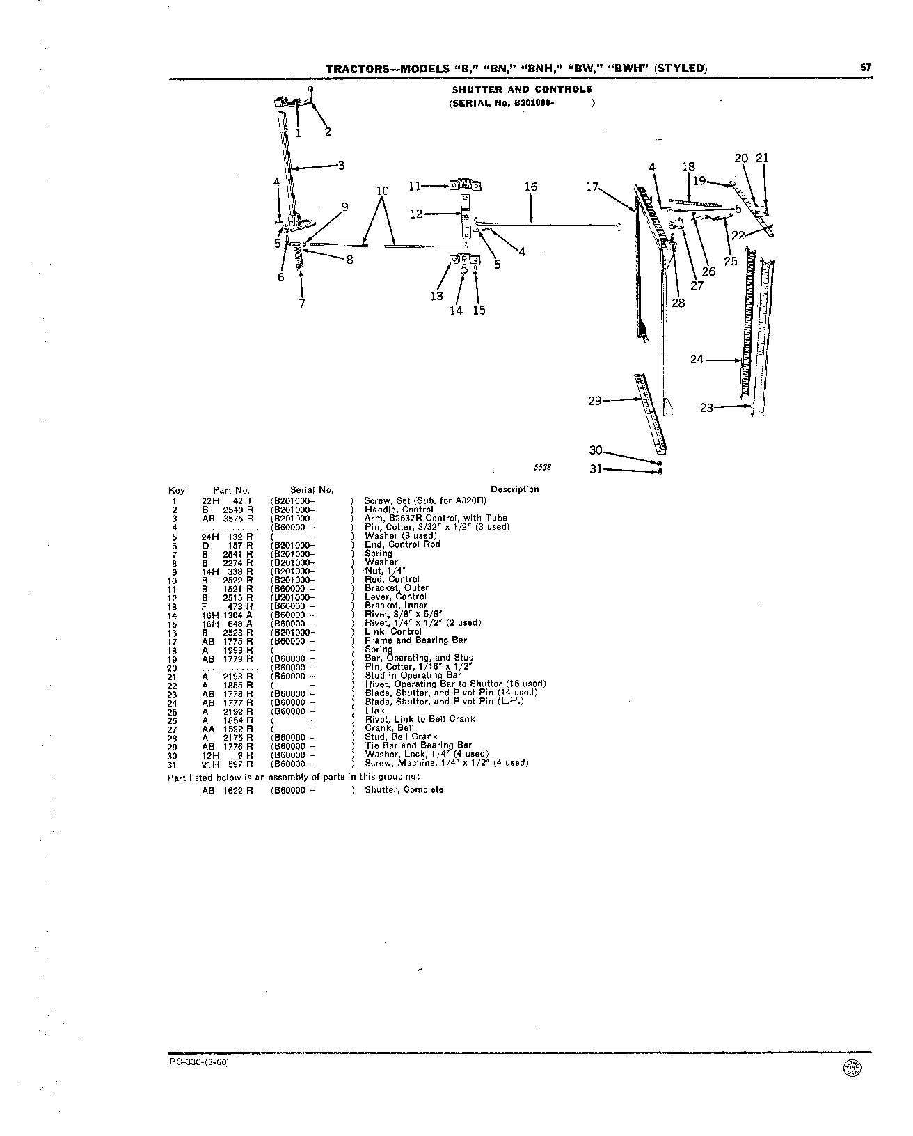 Shutter and Controls (Continued)