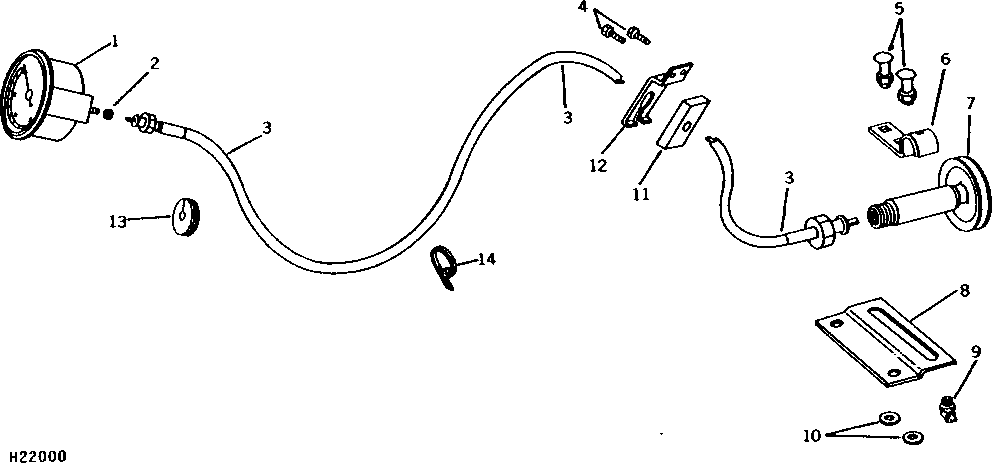 VARIABLE SPEED CYLINDER TACHOMETER ( - 353600)