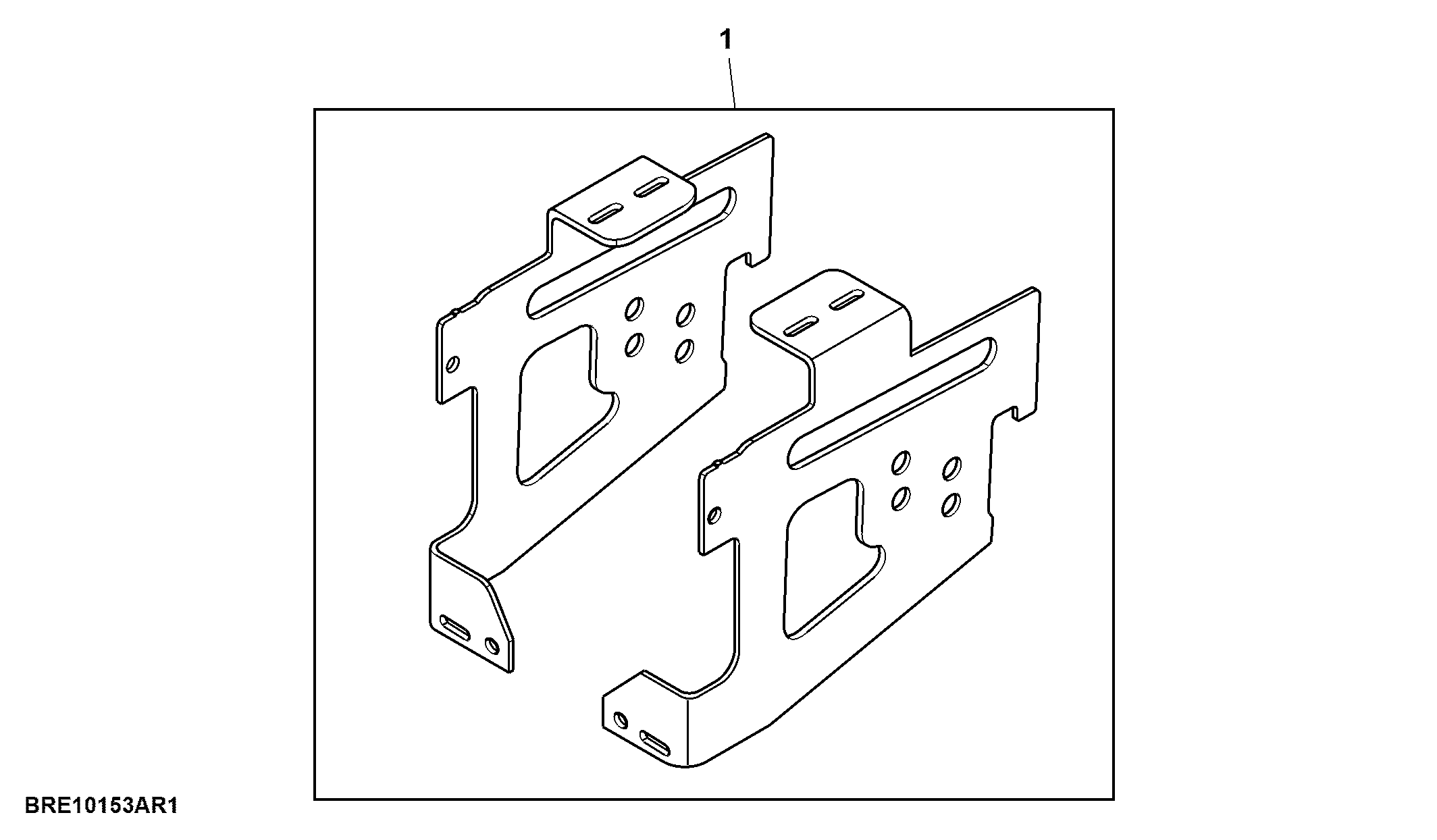 Front Utility Box Bracket, Attachment